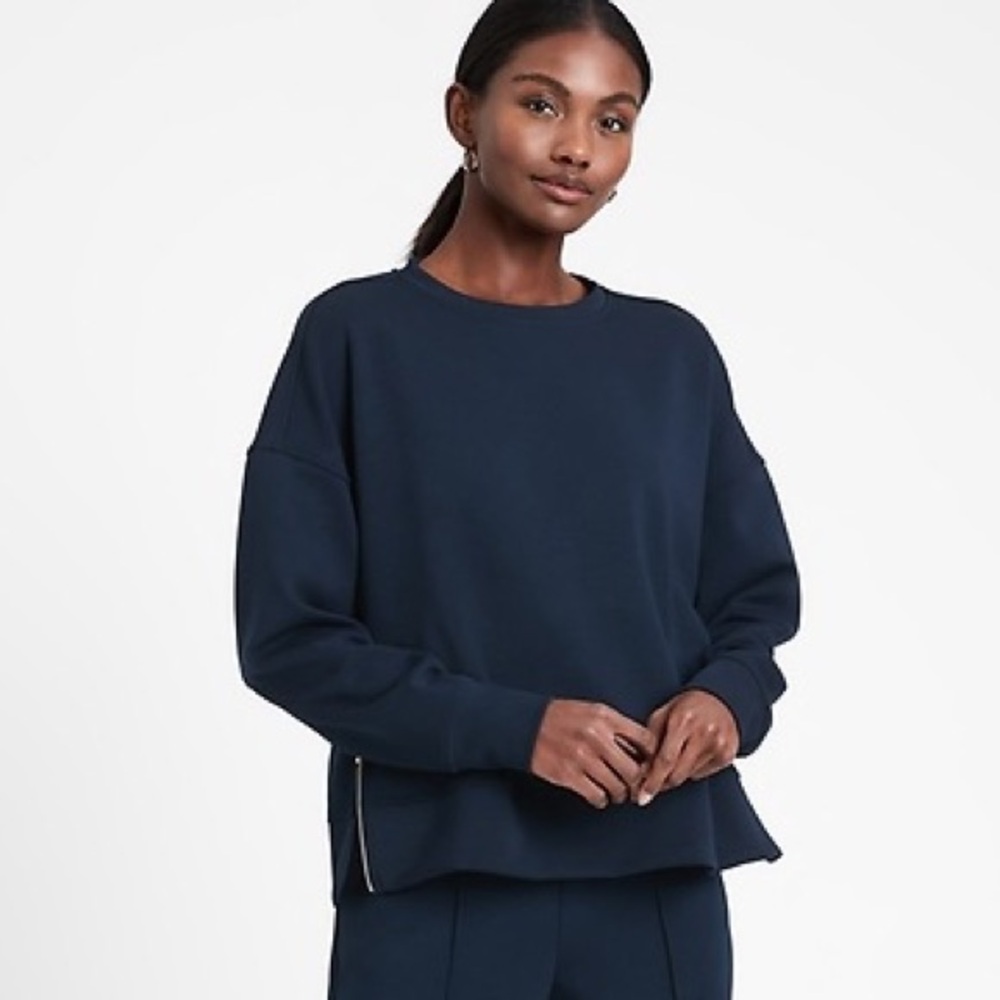 Banana Republic Navy Crewneck Sweatshirt